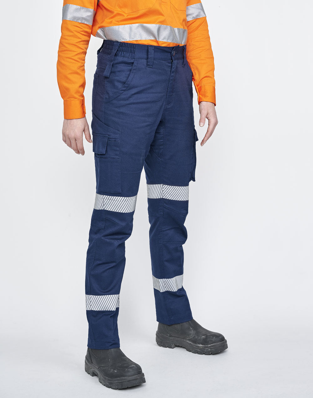[WP26HV] Unisex Cotton Stretch Ripstop Segmented Work Pants