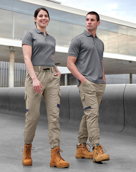 [WP28] Unisex Cotton Stretch Drill Cuffed Work Pants