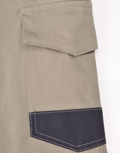 [WP28] Unisex Cotton Stretch Drill Cuffed Work Pants