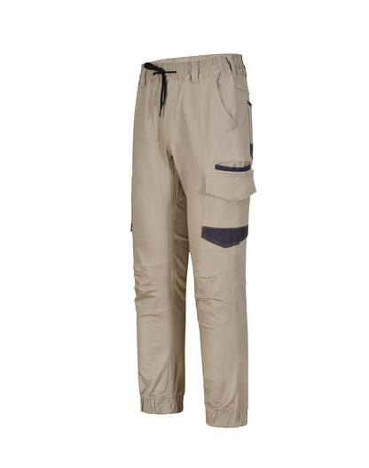 [WP28] Unisex Cotton Stretch Drill Cuffed Work Pants