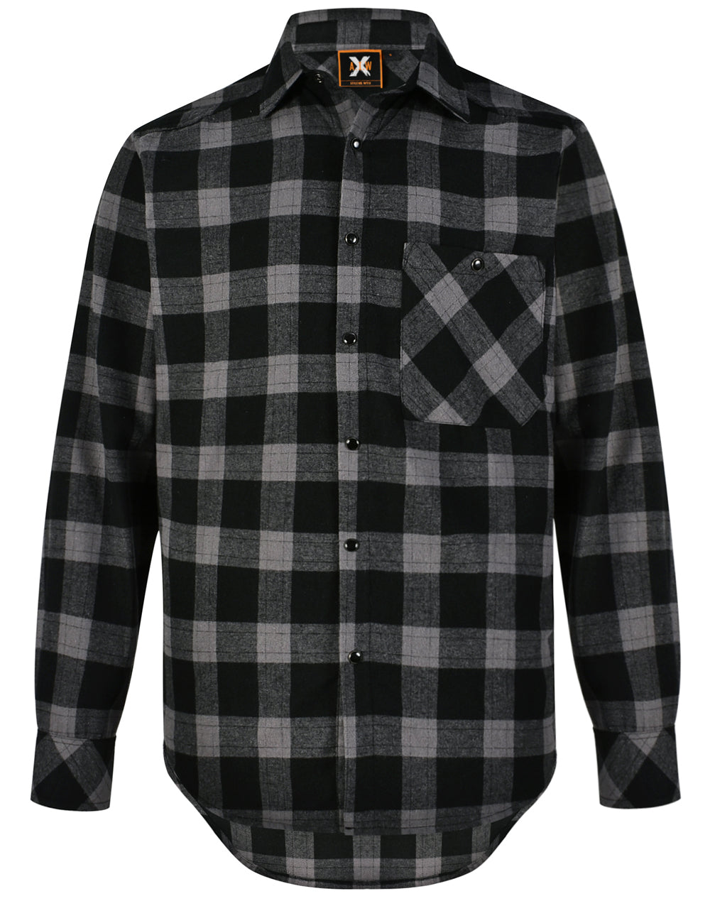 [WT11] Unisex Flannel Plaid Shirt
