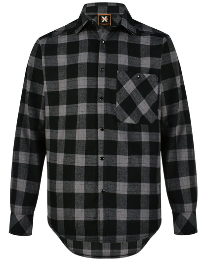 [WT11] Unisex Flannel Plaid Shirt
