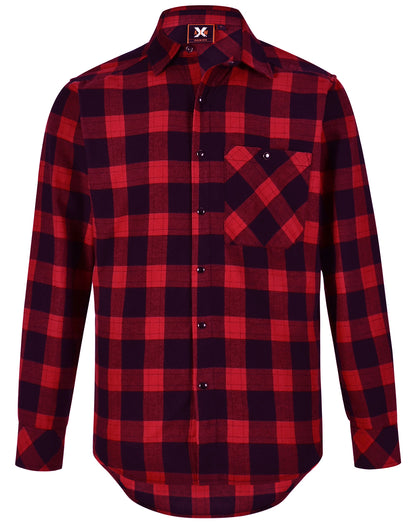 [WT11] Unisex Flannel Plaid Shirt