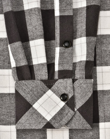 [WT11] Unisex Flannel Plaid Shirt