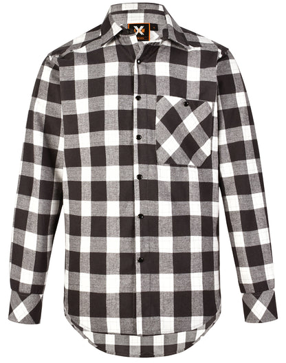 [WT11] Unisex Flannel Plaid Shirt