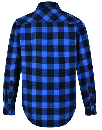 [WT11] Unisex Flannel Plaid Shirt