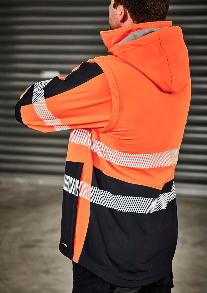 Unisex Hi Vis Streetworx 2 In 1 Stretch Softshell Jacket
