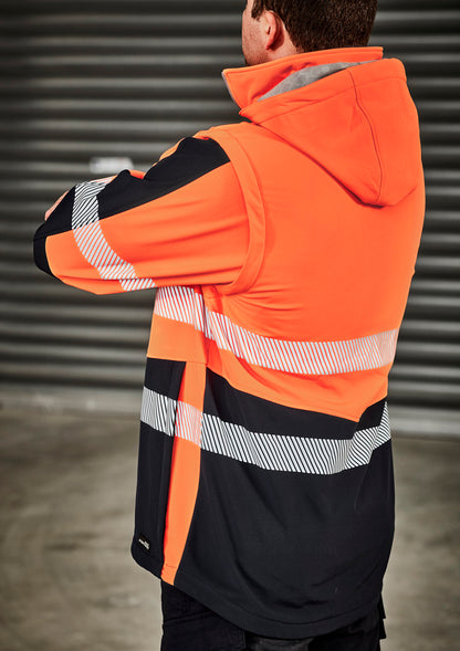 Unisex Hi Vis Streetworx 2 In 1 Stretch Softshell Jacket