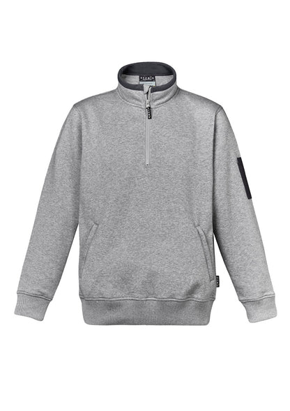 Unisex 1/4 Zip Brushed Fleece Pullover