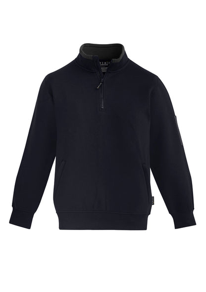 Unisex 1/4 Zip Brushed Fleece Pullover