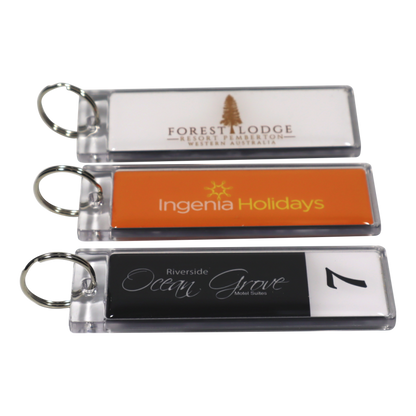 Acrylic Key Tag 110x35mm