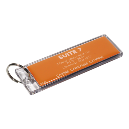 Acrylic Key Tag 110x35mm