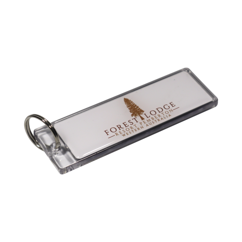 Acrylic Key Tag 110x35mm