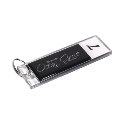 Acrylic Key Tag 110x35mm