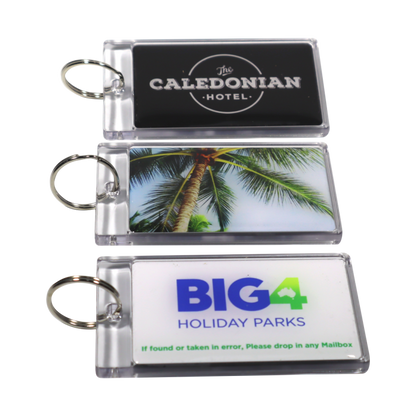 Acrylic Key Tag 90x50mm