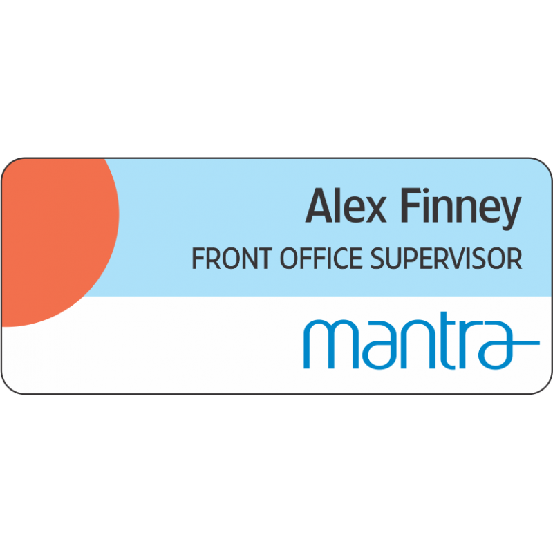 Mantra Name badge