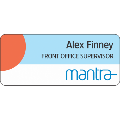 Mantra Name badge