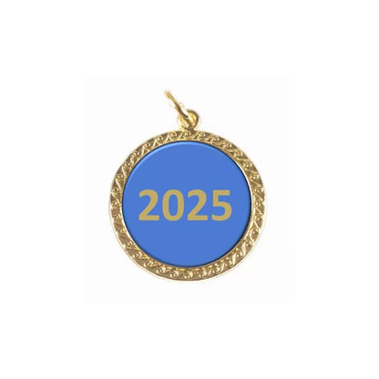 Engravable Gold Round 25mm Insert (IL22G) - Use With IL18G & IL17G